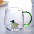 Cute Duck Creative Glass Cup